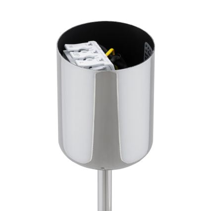 Brilagi - Pendelleuchte MONTE 5xE27/60W/230V beige/glänzender Chrom
