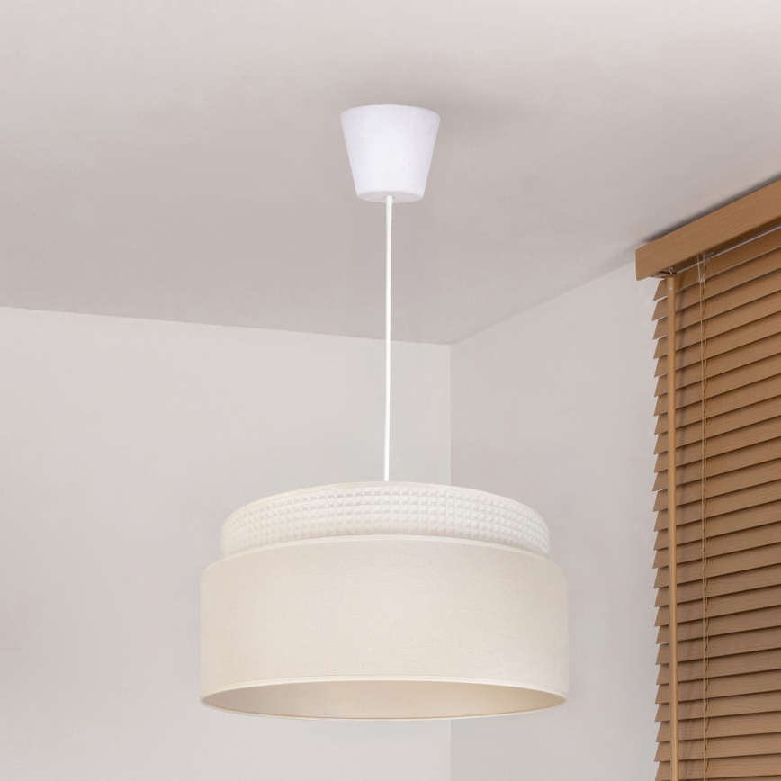 Brilagi - Pendelleuchte PADOVA an Kabel 1xE27/60W/230V Ø 40 cm, cremefarben