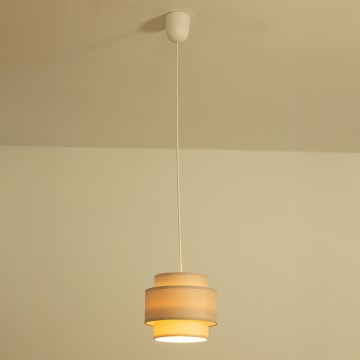 Brilagi - Pendelleuchte RESNA mit Kabel 1xE27/60W/230V Ø 20 cm beige