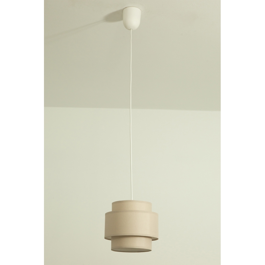 Brilagi - Pendelleuchte RESNA mit Kabel 1xE27/60W/230V Ø 20 cm beige