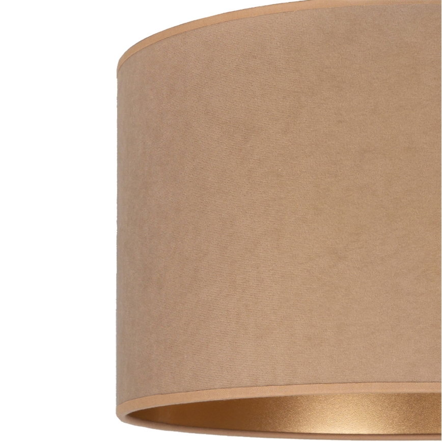 Brilagi - Pendelleuchte VELVET an Kabel 1xE27/60W/230V Ø 40 cm beige/gold