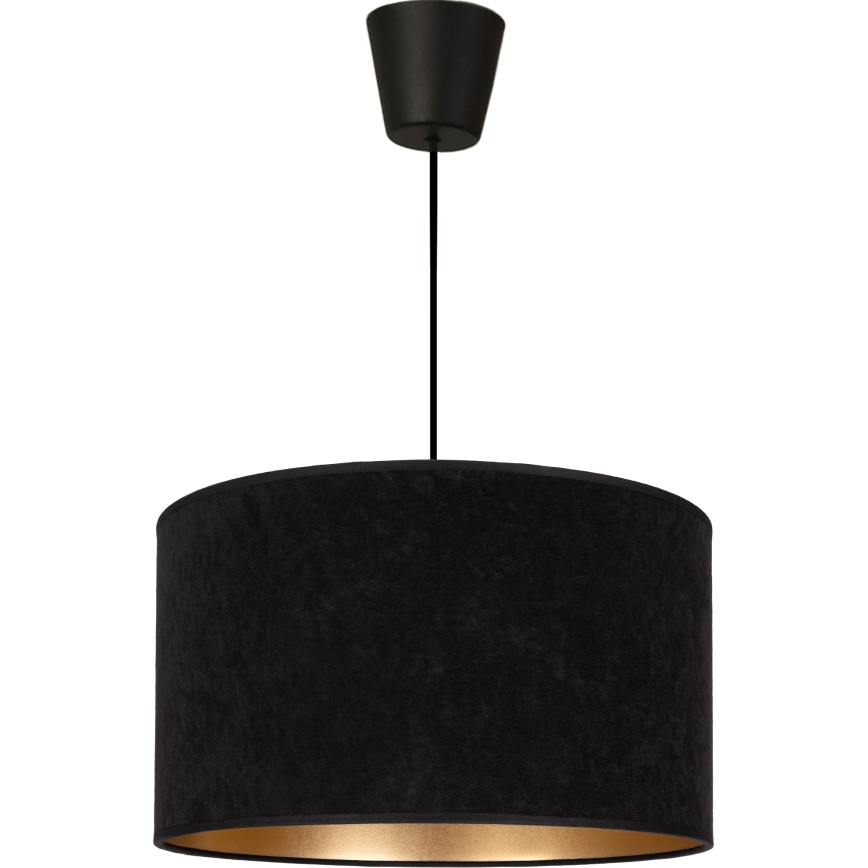 Brilagi - Pendelleuchte VELVET an Kabel 1xE27/60W/230V Ø 40 cm schwarz/gold