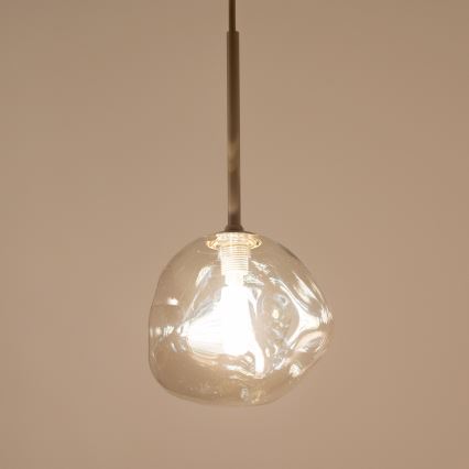 BRILAGI - Pendelleuchte VULCANO an Kabel 1xG9/8W/230V Ø 15 cm beige/rauchbeige