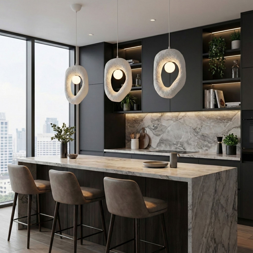 Brilagi - Pendelleuchte WABI SABI 1xG9/8W/230V weiß