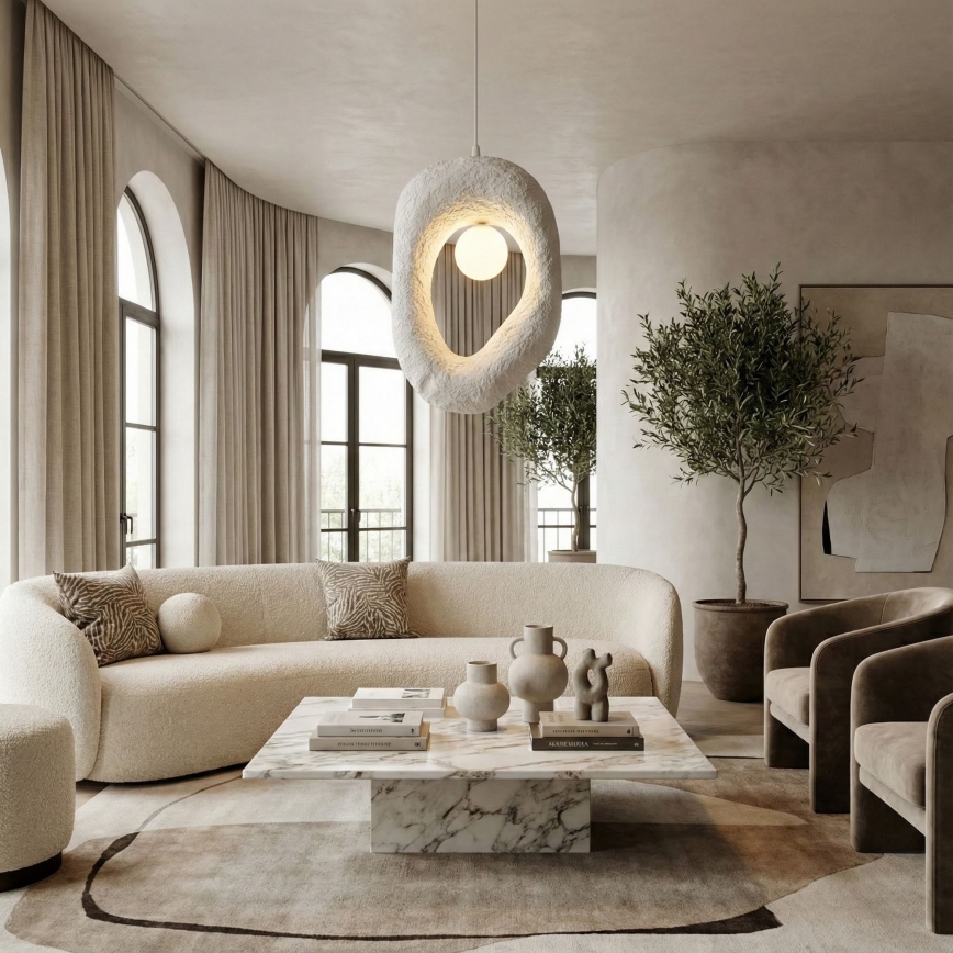 Brilagi - Pendelleuchte WABI SABI 1xG9/8W/230V weiß