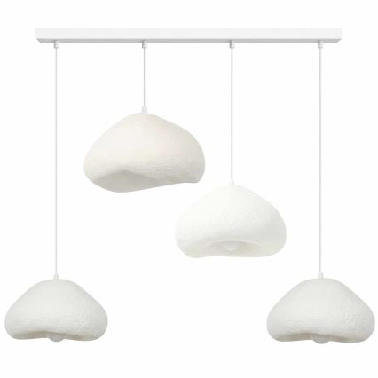 Brilagi - Pendelleuchte WABI SABI 4xE27/40W/230V weiß