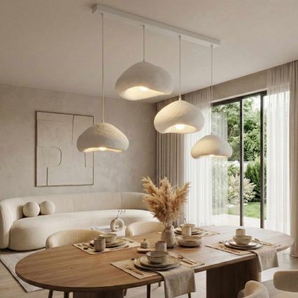 Brilagi - Pendelleuchte WABI SABI 4xE27/40W/230V weiß