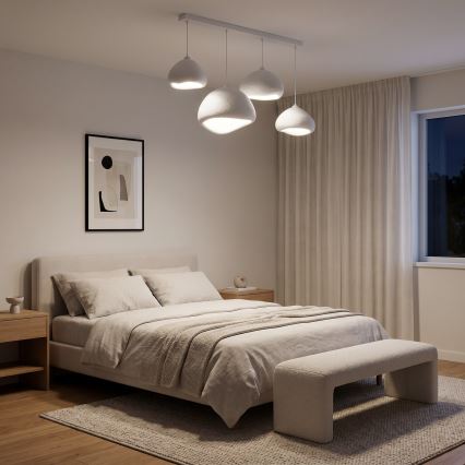 Brilagi - Pendelleuchte WABI SABI 4xE27/40W/230V weiß