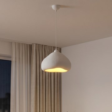 Brilagi - Pendelleuchte WABI SABI an Kabel 1xE27/40W/230V Ø 32 cm weiß