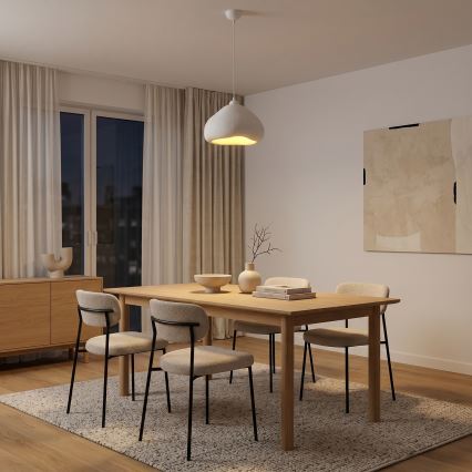 Brilagi - Pendelleuchte WABI SABI an Kabel 1xE27/40W/230V Ø 32 cm weiß