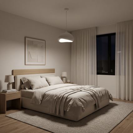 Brilagi - Pendelleuchte WABI SABI an Kabel 1xE27/40W/230V Ø 32 cm weiß