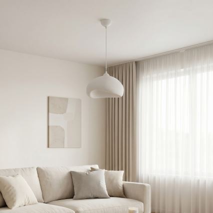 Brilagi - Pendelleuchte WABI SABI an Kabel 1xE27/40W/230V Ø 32 cm weiß