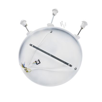 Brilagi - Pendelleuchte WABI SABI an Kabel, 3xE27/40W/230V, Ø 82 cm, weiß