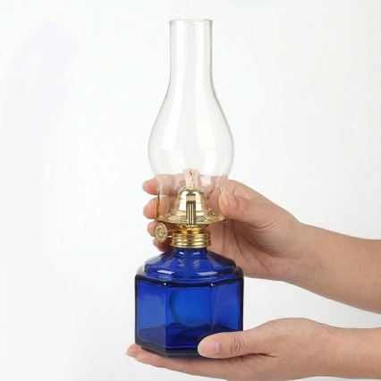 Brilagi - Petroleumlampe MERLIN, blau