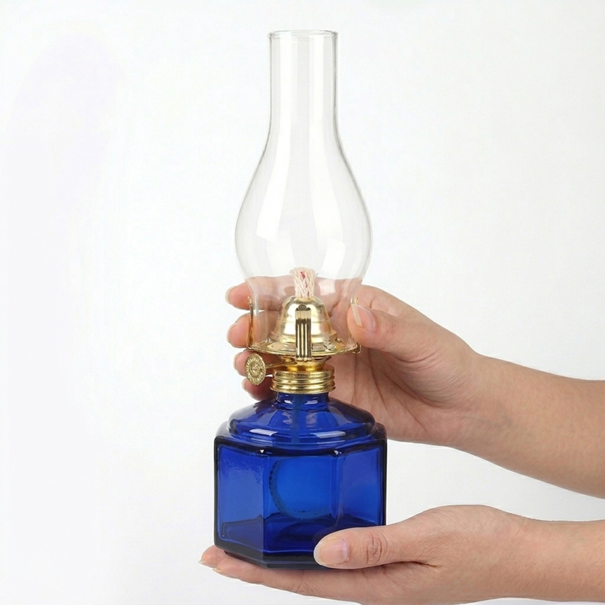Brilagi - Petroleumlampe MERLIN, blau