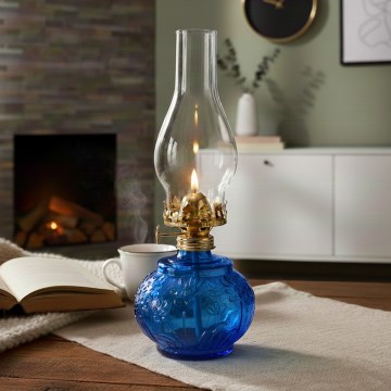 Brilagi - Petroleumlampe MERLIN blau