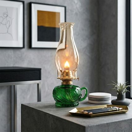 Brilagi - Petroleumlampe MERLIN, grün