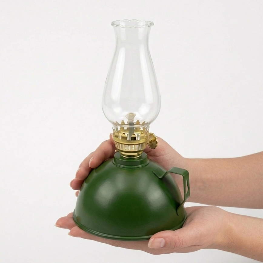 Brilagi - Petroleumlampe MERLIN grün