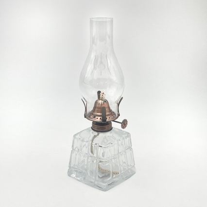 Brilagi - Petroleumlampe MERLIN klar/bronzefarben/Patina
