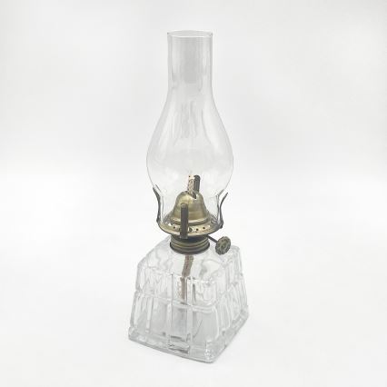 Brilagi - Petroleumlampe MERLIN klar/gold/Patina