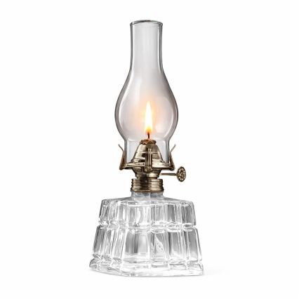 Brilagi - Petroleumlampe MERLIN klar/gold/Patina
