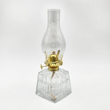 Brilagi - Petroleumlampe MERLIN klar/goldfarben