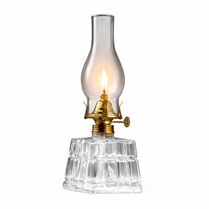 Brilagi - Petroleumlampe MERLIN klar/goldfarben