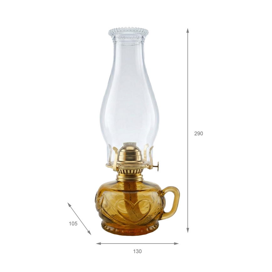 Brilagi - Petroleumlampe MERLIN orange
