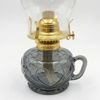 Brilagi - Petroleumlampe MERLIN rauchgrau/grau