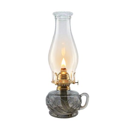 Brilagi - Petroleumlampe MERLIN rauchgrau/grau