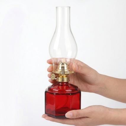 Brilagi - Petroleumlampe MERLIN rot