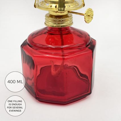 Brilagi - Petroleumlampe MERLIN rot