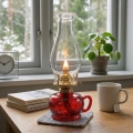 Brilagi - Petroleumlampe MERLIN rot