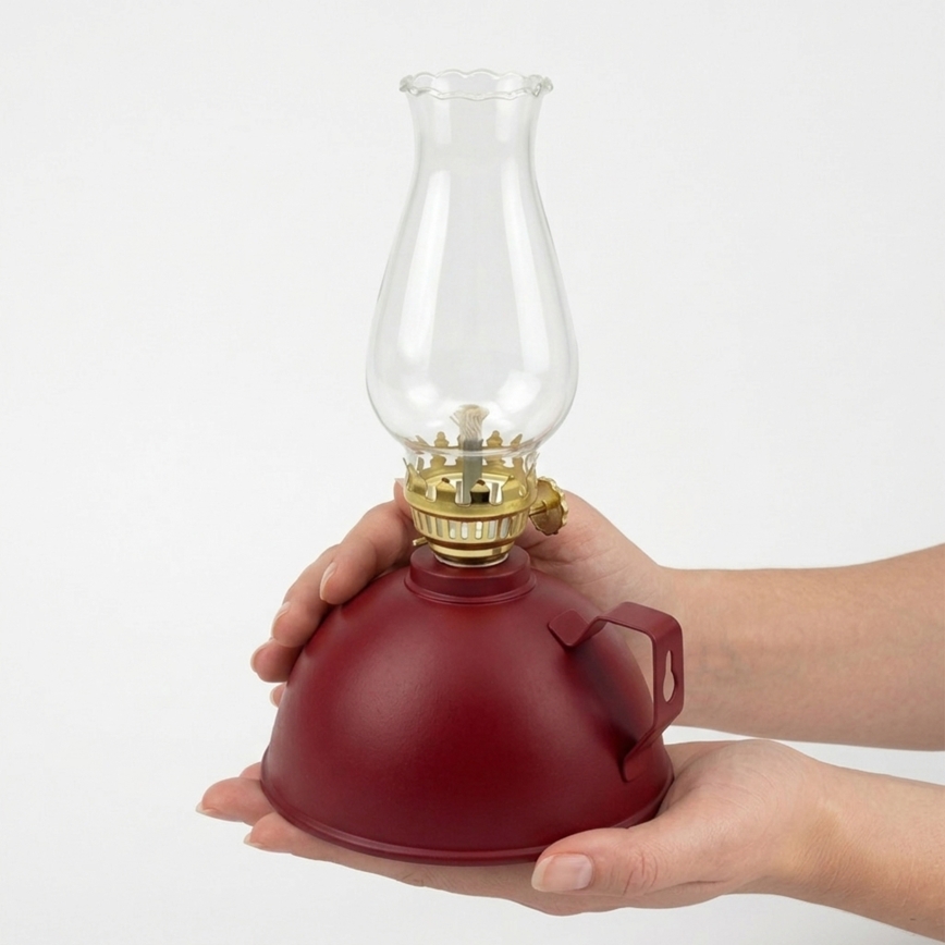 Brilagi - Petroleumlampe MERLIN rot