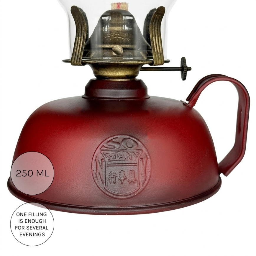 Brilagi - Petroleumlampe MERLIN rot