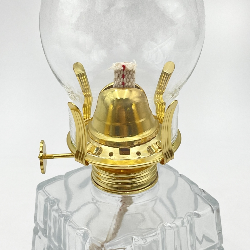 Brilagi - Petroleumlampe MERLIN transparent/goldfarben