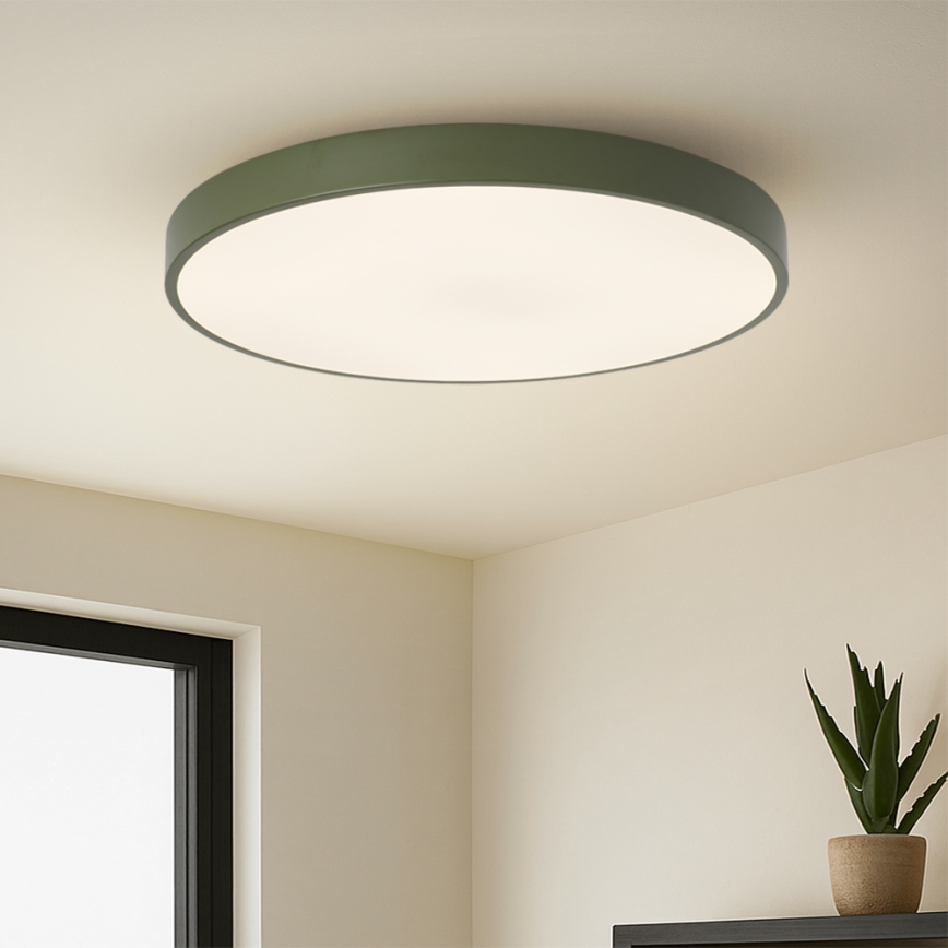 Brilagi - LED-Deckenleuchte POOL LED/100W/230V 3000/4000/6000K Ø 80 cm grün