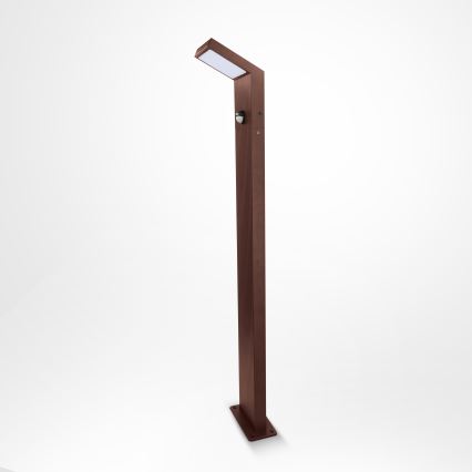 Brilagi - RIANO LED-Außenleuchte mit Sensor LED/8W/230V, braun, IP65, 80 cm