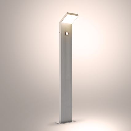 Brilagi - RIANO LED-Außenleuchte mit Sensor LED/8W/230V silber IP65 80 cm