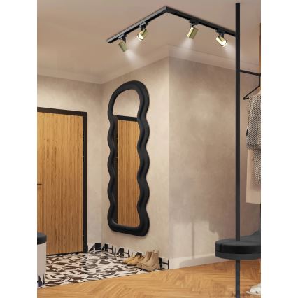 Brilagi - Schienen-Spot HUSKY 4xGU10/10W/230V schwarz/gold