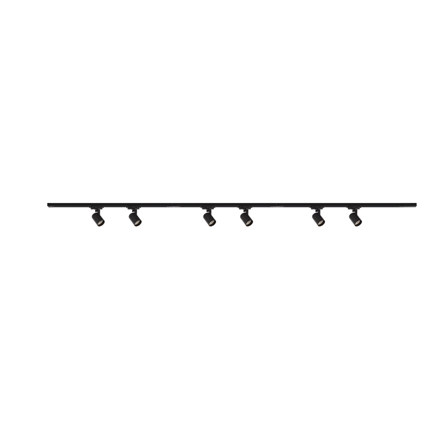 Brilagi - Schienenspot für HUSKY-Schienensystem 6xGU10/10W/230V schwarz
