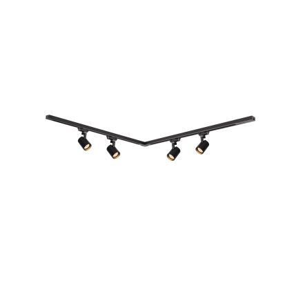 Brilagi - Schienenstrahler für das HUSKY-Schienensystem 4xGU10/10W/230V schwarz