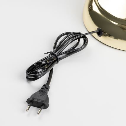 Brilagi - Schreibtischlampe BANK OFFICE 1xE27/60W/230V gold/weiß