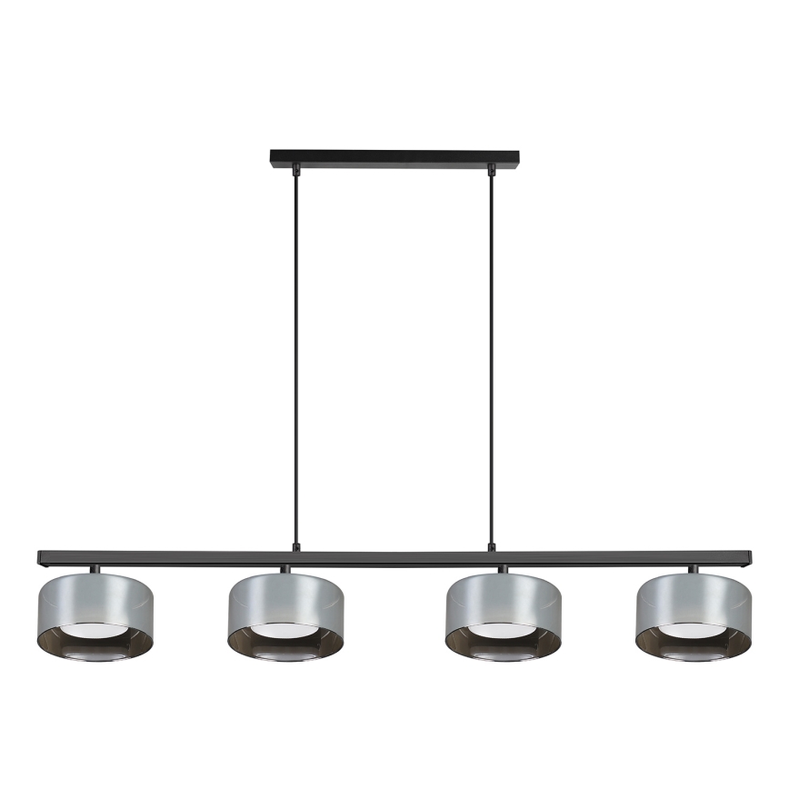 Brilagi - Seilabhängige Pendelleuchte AURA LUX 4xGX53/30W/230V schwarz/rauchfarben