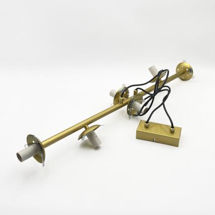 Brilagi - Seilpendelleuchte MALONY 6xE14/20W/230V goldfarben