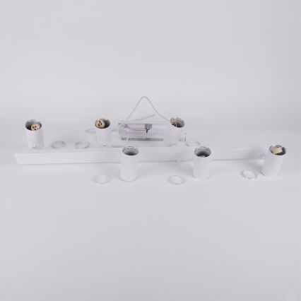 Brilagi - SELE Pendelleuchte mit Kabelaufhängung 6xGU10/30W/230V weiß