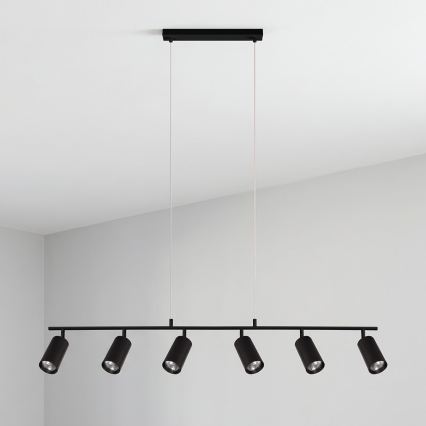 Brilagi - SELE Seil-Pendelleuchte 6xGU10/30W/230V, schwarz