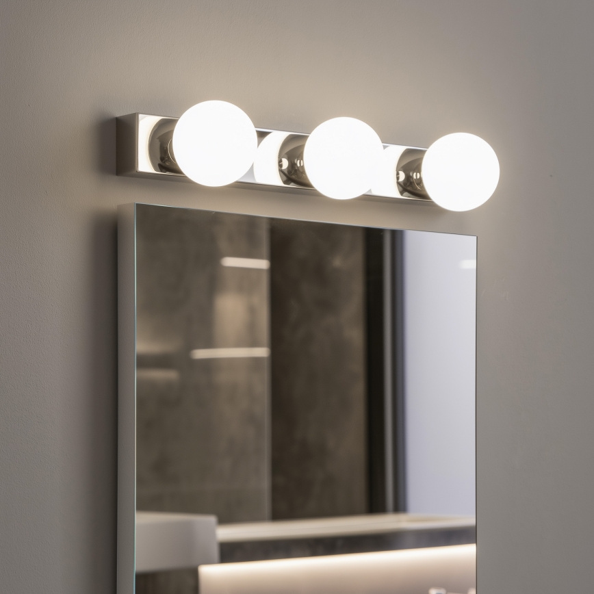 BRILAGI - SET 2x LED-Badezimmer-Wandleuchte HOLLYWOOD 3xLED/3W/230V 39 cm IP44 glänzender Chrom