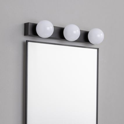 BRILAGI - SET 2x LED Badezimmer-Wandleuchte HOLLYWOOD 3xLED/3W/230V 39 cm IP44 schwarz