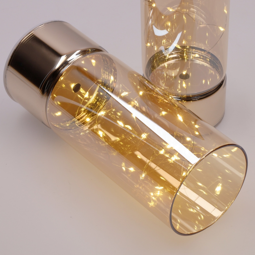 Brilagi - SET 2x LED-Weihnachtsdekoration LED/3xAA + 2xAA